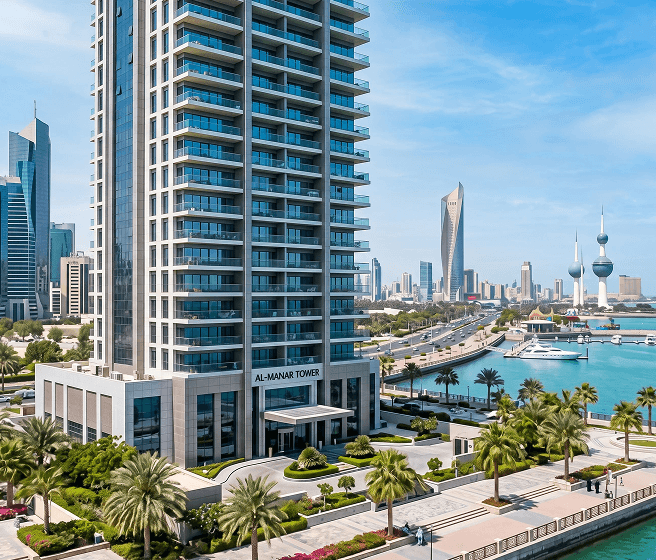 برج المنار السكني المطل على المرسى